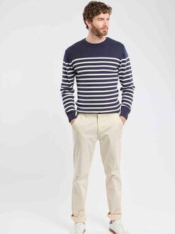 Armor Lux Groix Trui Strepen Navy Donkerblauw - XL