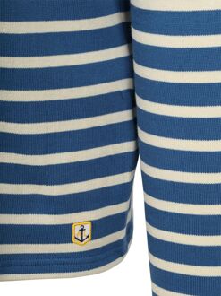 Armor Lux Heavy Longsleeve T-Shirt Strepen Blauw - L,XL