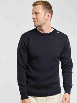 Armor Lux Paimpol Trui Wol Navy Donkerblauw - L,M