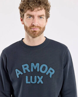 Armor Lux Sweatshirt 73055 rdc heritag Blauw