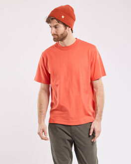 Armor Lux T-shirt korte mouw 72000 bio gots Rood