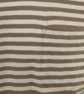 Armor Lux T-Shirt Linnen Strepen Groen - XL,XXL