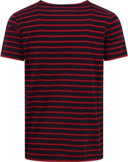 Armor Lux T-Shirt Strepen Navy Rood Donkerblauw - M,XL,XXL