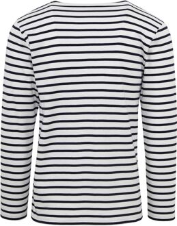 Armor Lux Trui Strepen Zwart Wit - XXL