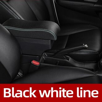 Armsteun Voor Grote Muur Haval M2 M4 Arm Rest Dual Layer Centrale Winkel Inhoud Doos Usb Opladen Auto Styling Decoratie accessorie zwart wit lijn