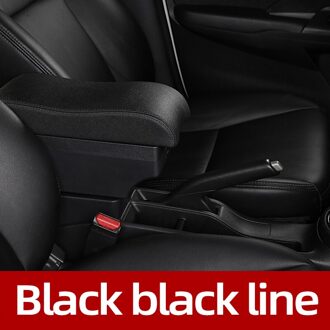 Armsteun Voor Grote Muur Haval M2 M4 Arm Rest Dual Layer Centrale Winkel Inhoud Doos Usb Opladen Auto Styling Decoratie accessorie zwart zwart lijn