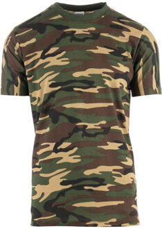 Army camouflage t-shirt korte mouw 2XL