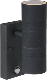 ARNE-LED IR Wandspot 2xGU10 - Zwart