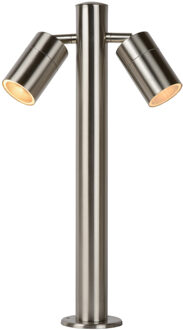 ARNE-LED Sokkellamp 2xGU10 - Mat chroom Grijs