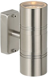 ARNE-LED Wandlamp 2xGU10 - Mat chroom Grijs