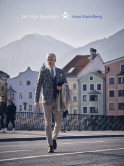 Arno kantelberg knitted stropdas Grijs - One size