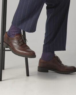 Arno kantelberg sokken - maat 43-46 Paars