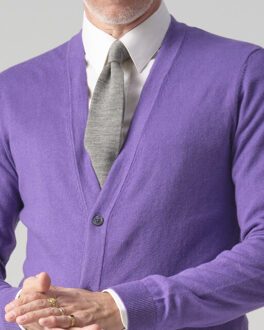 Arno kantelberg vest Paars - M