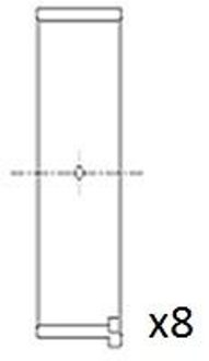 ARO Drijfstanglager BB2064STD