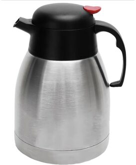 ARO-products Isoleerkan rvs drukknop 0.75 ltr 6-8uur isoleerkannen Zilverkleurig