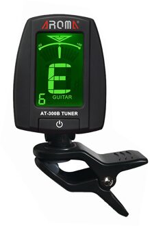 Aroma AT-300B Professionele Gitaar Bas Chromatic Clip Op Digitale Tuner Draaibaar 360 Graden LCD Display