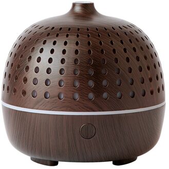 Aroma Diffuser Usb Luchtbevochtiger Ultrasone Essentiële Olie Diffuser 7 Kleur Led Gradiënt Luchtverfrisser brown2