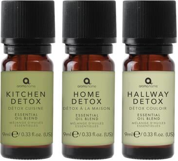 Aroma home Geuroliën Aroma Home Home Detox Essential Oil Blends 3 x 9 ml