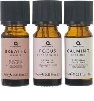Aroma home Geuroliën Aroma Home Mindfulness Essential Oil Blends 3 x 9 ml