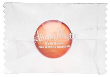 Aroma Rucette Bath Beads Pink & White Grapefruit 1 pc 7g