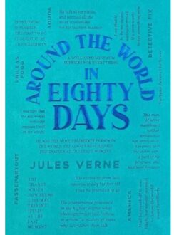 Around The World In Eighty Days - Word Cloud Classics - Jules Verne