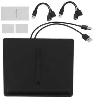 Arrancador Starter Onderdelen 10W Draadloze Opladen Pad Auto Telefoon Oplader Dual Positie Fit Voor Tesla Model 3 /Model Y Auto zwart