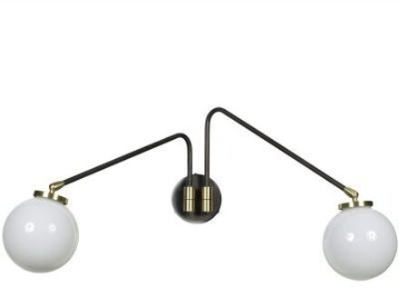 Array Twin Opal Wandlamp Wit