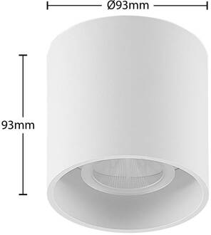 Arrchio LED plafondlamp Zaki rond wit