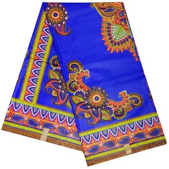 Arrivals Blue Afrikaanse Prints Stof Ankara Nigeriaanse Real Wax Afrikaanse Stof