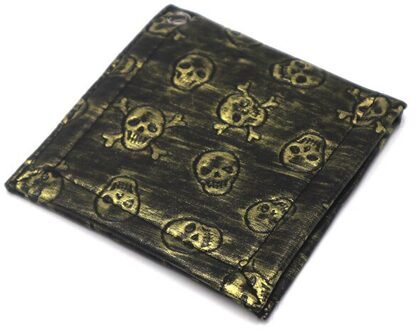 Arrivals Suqare Golf Bal Schoonmaken Handdoek Pu Golf Vierkante Handdoek Waterdicht Materiaal Oppervlak Handdoek Goud