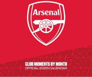 Arsenal Fc Legends Square Calendar 2025