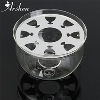 Arshen Theepot Trivets Verwarming Hittebestendige Base Koffie Water Geurende Thee Warmer Kaars Heater + Metalen Warmte Pad