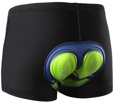 Arsuxeo Mannen Fietsen Ondergoed Ademende 3D Gel Padded Fiets Mtb Shorts Fietsbroek groen / M