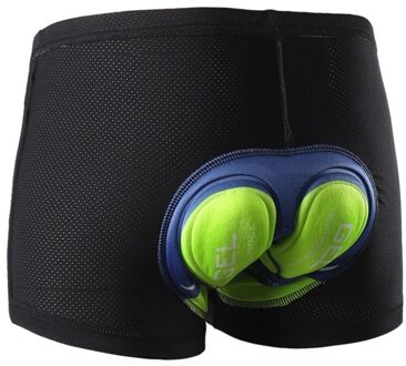 Arsuxeo Mannen Fietsen Ondergoed Ademende 3D Gel Padded Fiets Mtb Shorts Fietsbroek groen / XXL