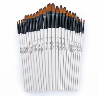 Art Brush Set Professional Paint Brushes Watercolor Acrylic Oil Painting 2 Color