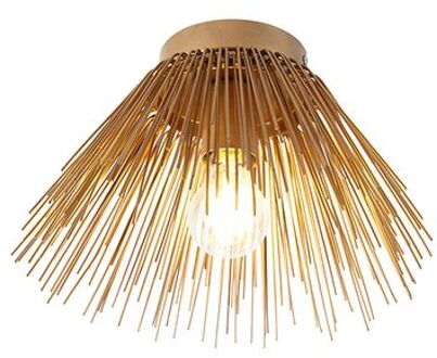 Art Deco plafondlamp goud - Broom
