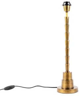 Art Deco tafellamp brons zonder kap - Pisos