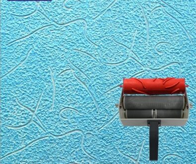 Art muur verf reliëf roller voor wanddecoratie 7 inch rubberen roller nr 066