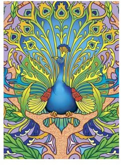 Art Nouveau Peacock Notebook