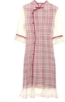 Art Retro Verbeterd Meisjes Dagelijkse Cheongsam Zoete Fee Jurk Xl