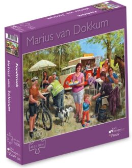 Art Revisited Marius van Dokkum - Foodtruck Puzzel (1000 stukjes)