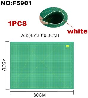 Art Self Healing Pvc Snijmat, Dubbelzijdig, Gerasterde Rotary Snijplank Voor Diy Ambacht, Stof, naaien, Scrapbooking Project F5901 1stk A3