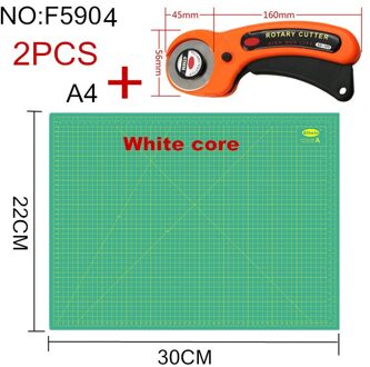 Art Self Healing Pvc Snijmat, Dubbelzijdig, Gerasterde Rotary Snijplank Voor Diy Ambacht, Stof, naaien, Scrapbooking Project F5904 2stk A4 45