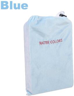 Art Supply 36 Kleur Aquarel Kunstenaar Verf Set Met Plastic Palet Deksel Case Penseel blauw