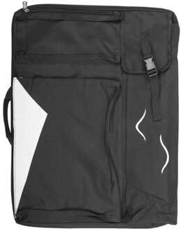 Art Tekening Zak Multi‑function Draagtas Tekentafel Tas Schets Boord Rugzak Handig Te Dragen Mooie En Royale Voor zwart