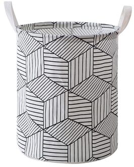 Art Vuile Mand Vouwen Grote Kleding Vuile Kleren Mand Wasmand Doek Ontvangen Wasmand Wasmand Laundry basket-C