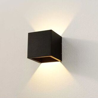 Artdelight Cube Wandlamp LED zwart 2700k IP54 dimbaar - Modern - Artdelight - 2 jaar garantie