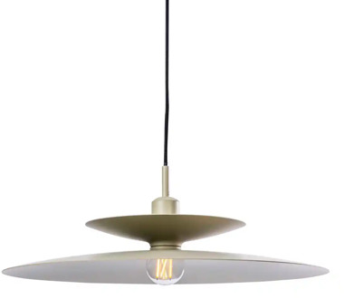 Artdelight Hanglamp Linares 1 lichts Ø 50 cm kaki