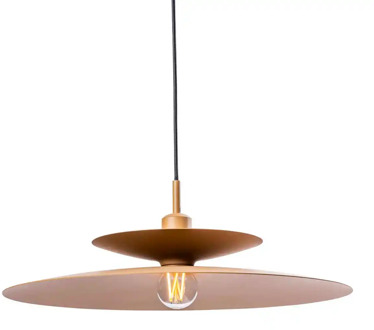 Artdelight Hanglamp Linares 1 lichts Ø 50 cm licht bruin