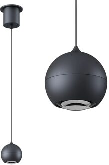 Artdelight Hanglamp Miami 1 lichts Ø 10 cm comfortlift zwart